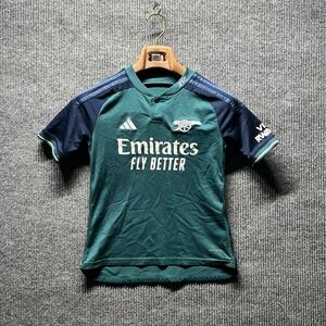 Adidas Arsenal Jersey Youth Medium Soccer 23/24 Third Jersey Green